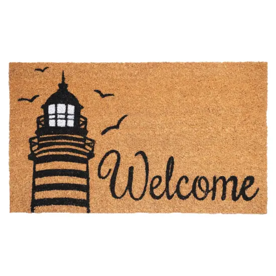 102491729 Lighthouse Welcome Doormat {1}