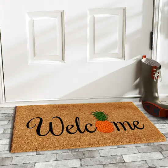 102301729 Pineapple Fun Doormat {3}
