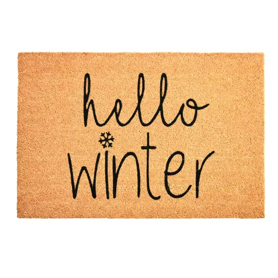 Hello Winter Doormat {1}