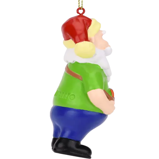 Santa Frisbee Disc Golf Christmas Ornament 2 Piece Set {6}