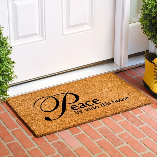 108161729 Peace Doormat {3}