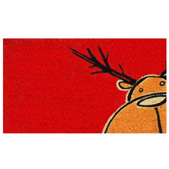 Christmas Moose Doormat {1}