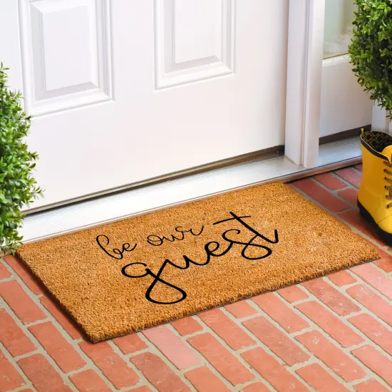 108651729 Be Our Guest Doormat {3}
