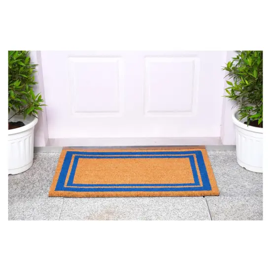 152971830NP Blue Border Doormat {5}