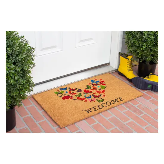 Butterfly Welcome Doormat {4}