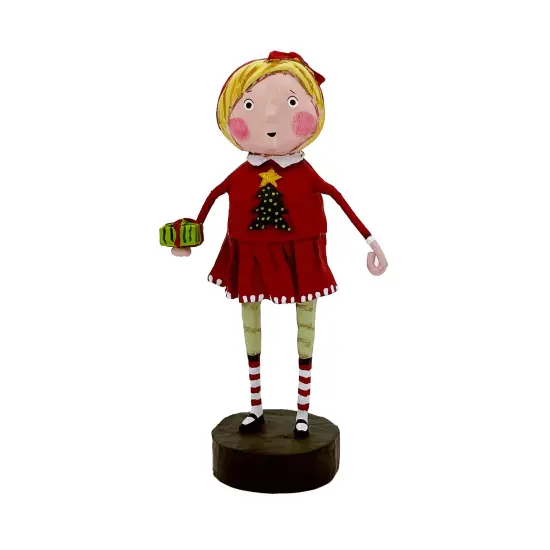 Lori Mitchell Christmas Collection: Gift Exchange Girl Figurine {1}
