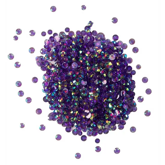 Buttons Galore Crystalz Bundle of Iridescent Gems - 2400 Pieces - Bright Colors {4}