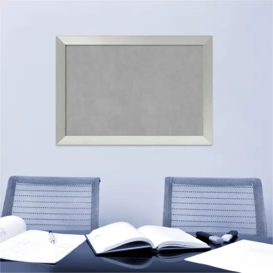 Magnetic Boards, Home Office Boards (40x28 in.) Brushed Sterling Silver Framed Organization Boards {6}