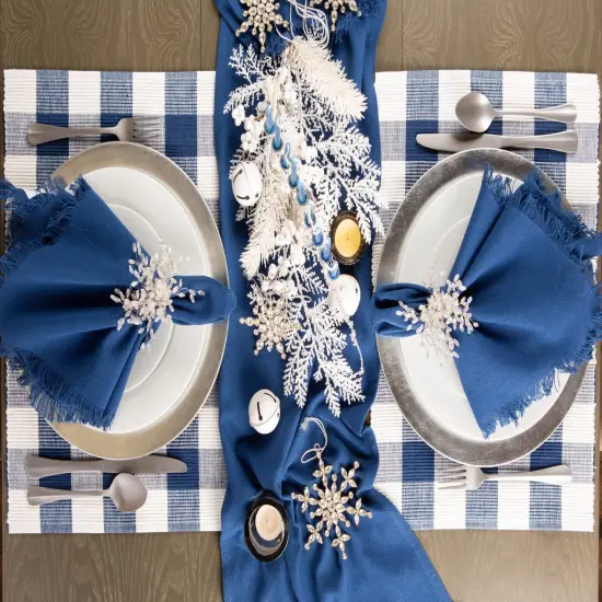 DII Shamrock Green Buffalo Check Tablecloth {2}