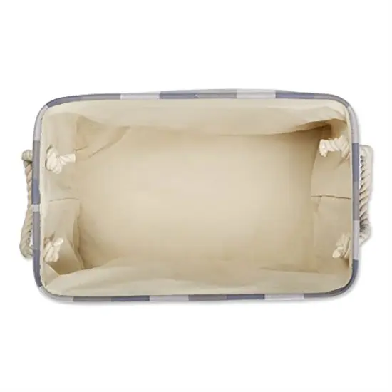 DII Polyester Bin Tri Color French Blue Rectangle Medium 16"x10"x12" {3}