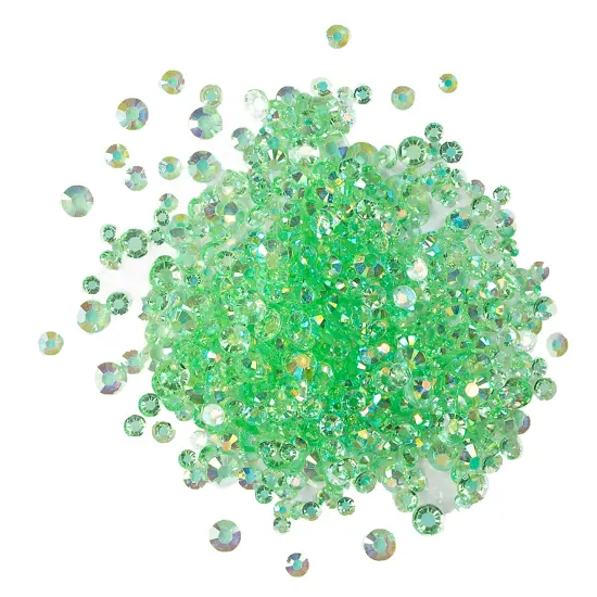 Buttons Galore Crystalz Bundle of Iridescent Gems - 2400 Pieces - Soft Colors {5}