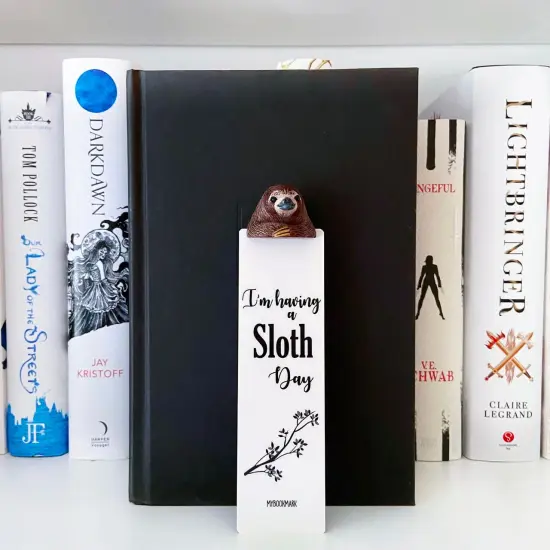 Bookmark Sloth, Book Accessories, Book Lover Gift, Reader Gift for Kids, Christmas Gift {3}