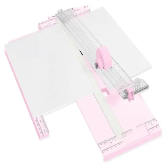 Rotary Paper Trimmer PINK EK Success 12&rdquo; X 5&rdquo; With Extension Arm 54000012 EK Tools {6}