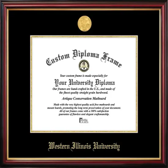 Western Illinois University Petite Diploma Frame {1}