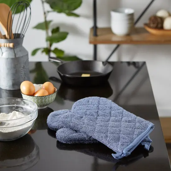 DII Gray Recycled Cotton Waffle Dishtowel (Set of 6) {2}