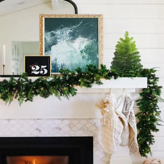 Perfect Holiday 24" Tabletop Ombre Green Christmas Tree {2}