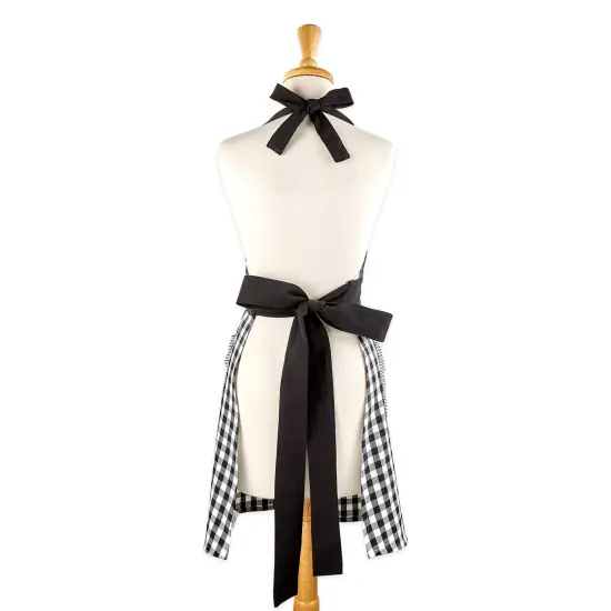 DII Black/White Gingham Apron {2}