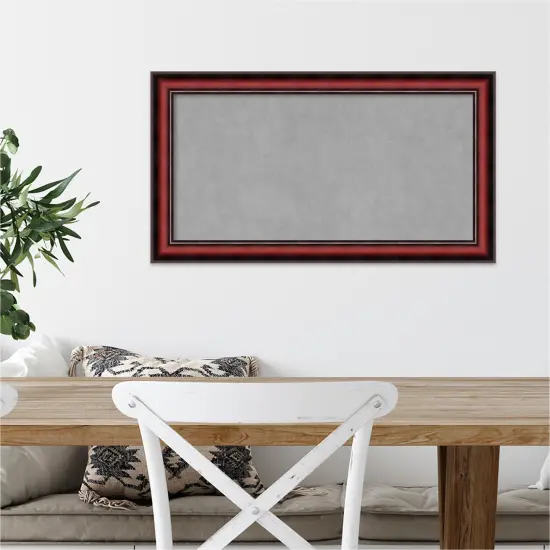 Magnetic Boards, Home Office Boards (27x15 in.) Rubino Cherry Scoop Framed Organization Boards {4}