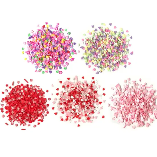 Buttons Galore and More Sprinkletz - Tiny Polymer Clay Embellishments - Romance Bundle 60 grams {1}