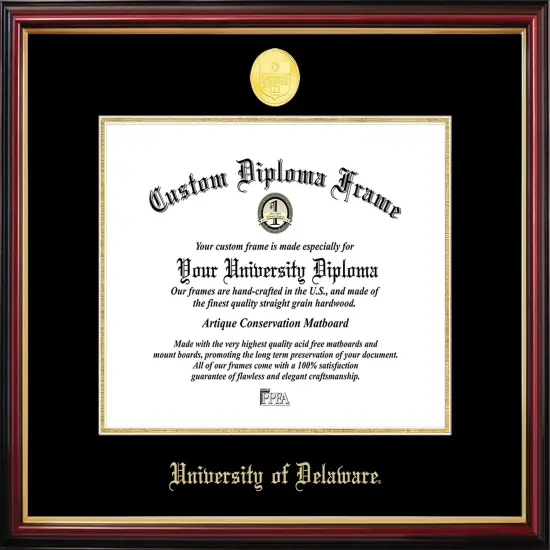 University of Delaware Petite Diploma Frame {1}