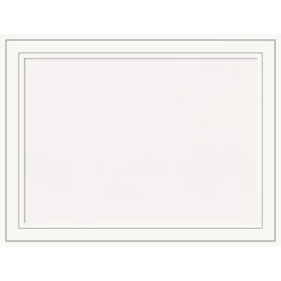 Cork Board, Craftsman White Wood Frame - Bulletin Board, Organization Board, Pin Board White Cork {1}