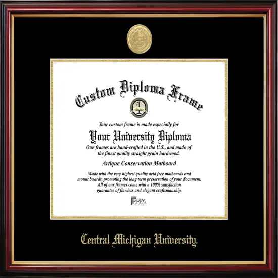 Central Michigan Petite Diploma Frame {1}