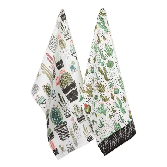 DII Assorted Urban Oasis Print Dishtowel (Set of 2) {1}