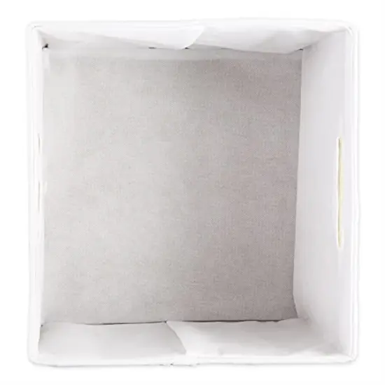 DII Metal Basket, Cool Gray Square,Medium 11x11x8 {3}