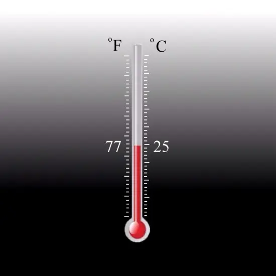 Temperature Activated Color Changing Thermochromic Paint Heat & Cold Reactive Black colorless 77&deg;f {1}