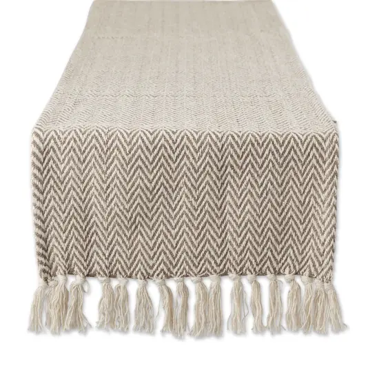 DII French Blue Braided Stripe Table Runner 15x108 {1}