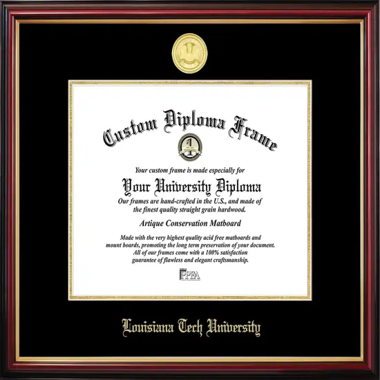 Louisiana Tech University Petite Diploma Frame {1}