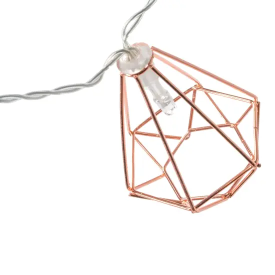 Perfect Holiday 10 LED String Light Battery Operated - Diamond Rose Gold {4}