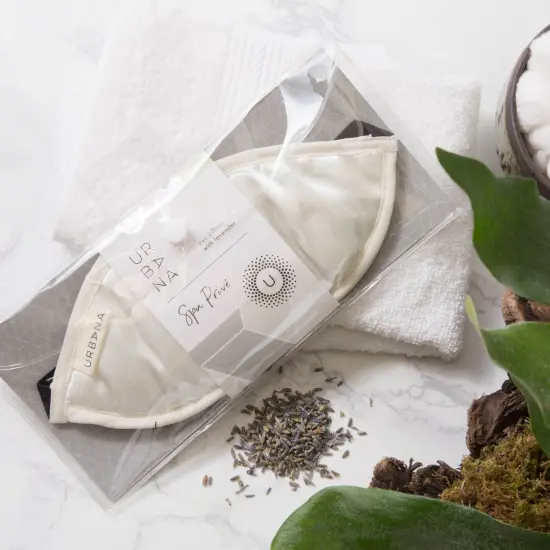 Bucky Chevron Sleep Eye Mask - Blue Jade {2}