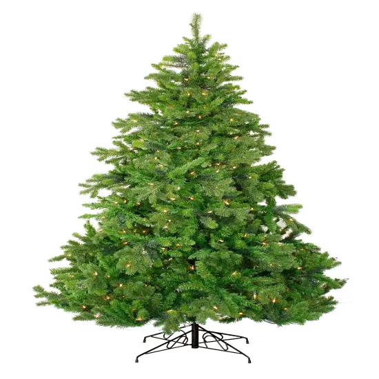 Perfect Holiday 6ft Pre-lit Tapered Salem Pine Artificial Christmas Tree {1}