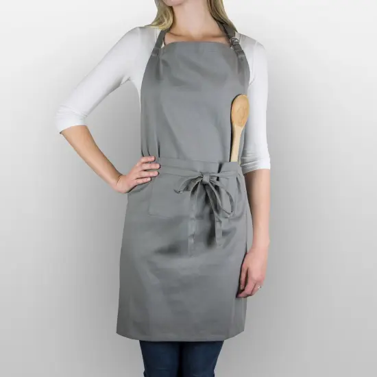 CHINO CHEF GRAY APRON {2}