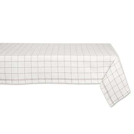 DII Kitchen Windowpane Tablecloth 60x104" {2}