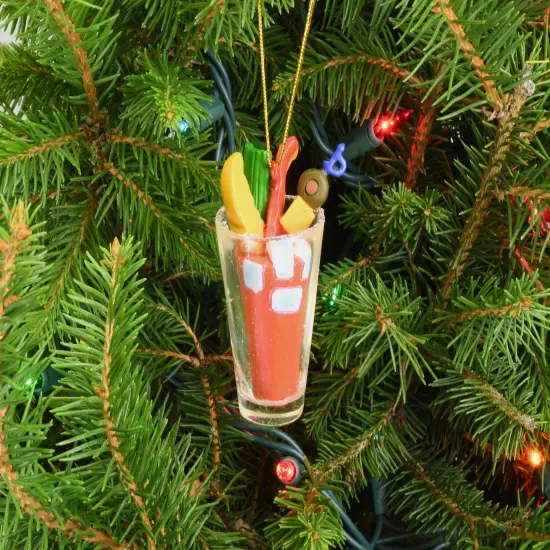 Bloody Mary Drink Christmas Ornament Food Ornaments {6}