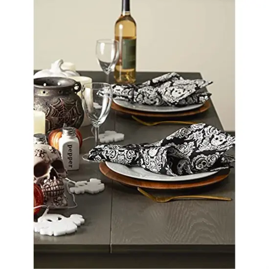 DII Graeyard Damask Embellished Napkin (Set of 6) {5}