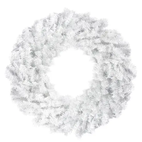 Perfect Holiday 30" Christmas Wreath Crystal White {1}
