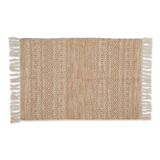 DII Variegated Tango Red Fringe Placemat (Set of 6) {1}