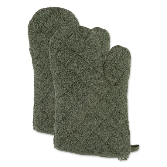 PEBBLE TERRY OVEN MITT SET/2 {1}
