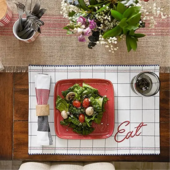 DII Eat Embellished Placemat (Set of 4) {3}