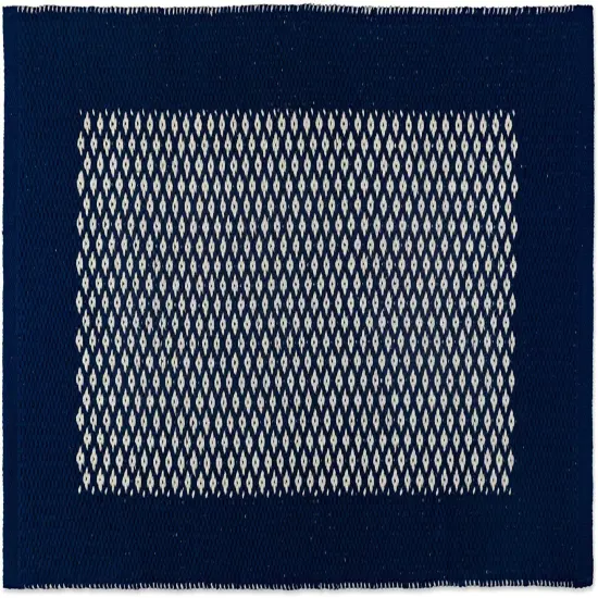 DII Nautical Blue Windowpane Oversized Washed Waffle Dishtowel, 2 Piece {4}