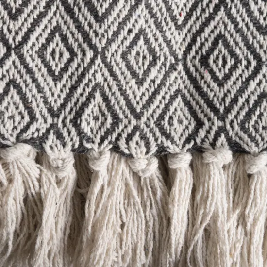 DII Paper Bin Tweed Gray Round Medium {2}