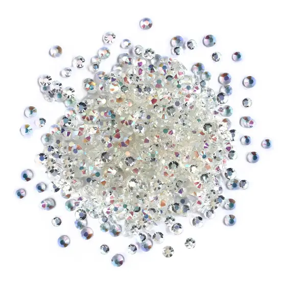 Buttons Galore Crystalz Bundle of Iridescent Gems - 2400 Pieces - Soft Colors {2}