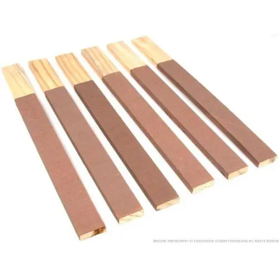 6 Emery Sticks Sanding Polishing Jewelers Tool Grit 2/0 {1}