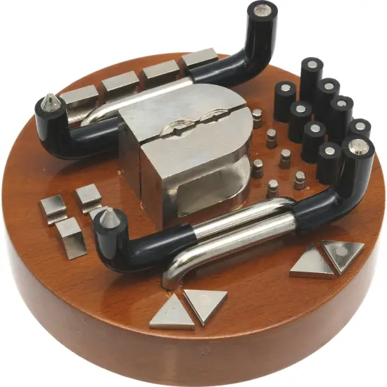 34Pc Engraving Ball Attachment Set with Wooden Block for 5" Ball JT-GB34A {2}