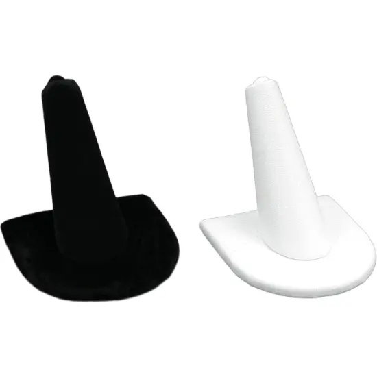 Black Velvet & White Jewelry Display 11 Pc Set Bonus {4}