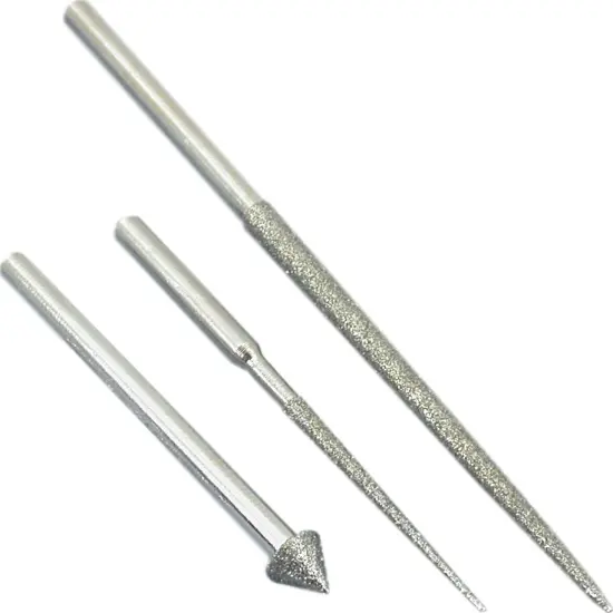 6 Pin Vise Diamond Coated Bead Reamers Beading Tools {3}