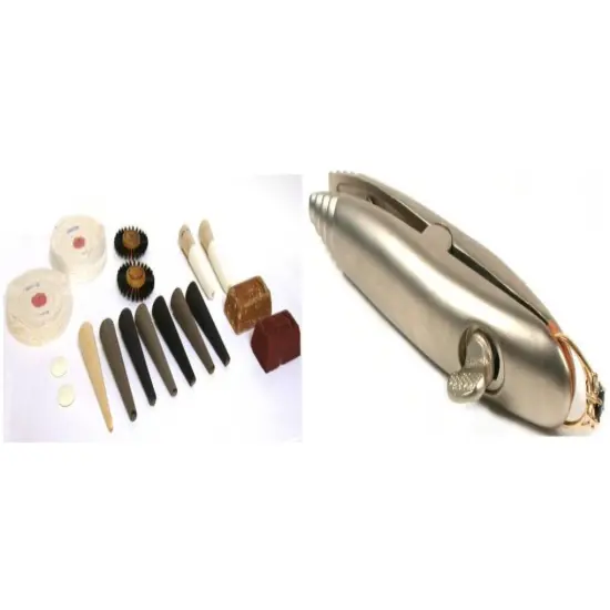 17 Jewelers Polishing Buffing Tools and 1 Kirkland Ring Clamp Vise {1}